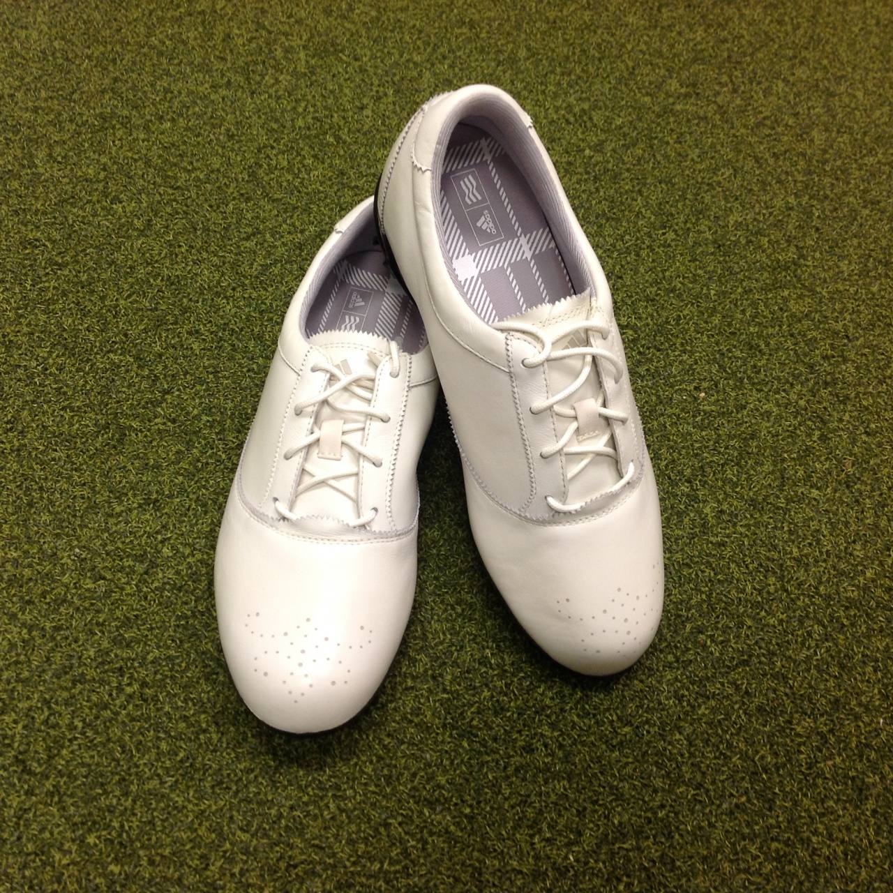 NEW Ladies Adidas Adipure Leather Golf Shoes – UK Size 5.5 – US 7.5 ...