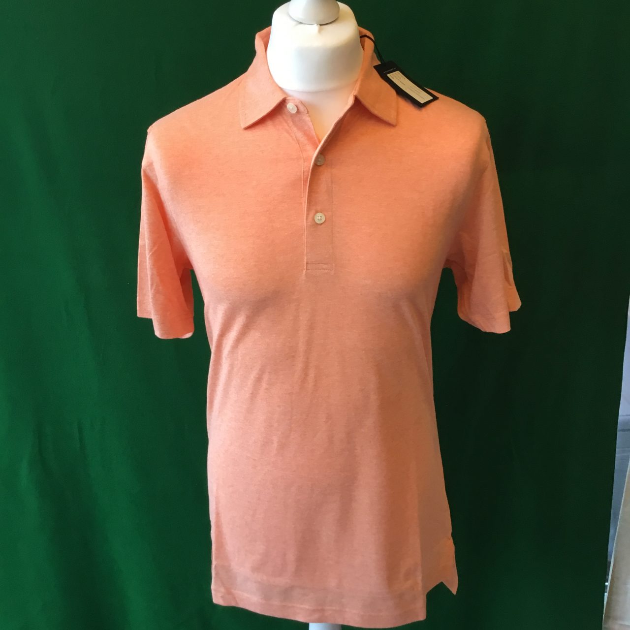 Mens Dunning Short Sleeved Citron Golf Polo Shirt- Small 38-40″ – Pro ...