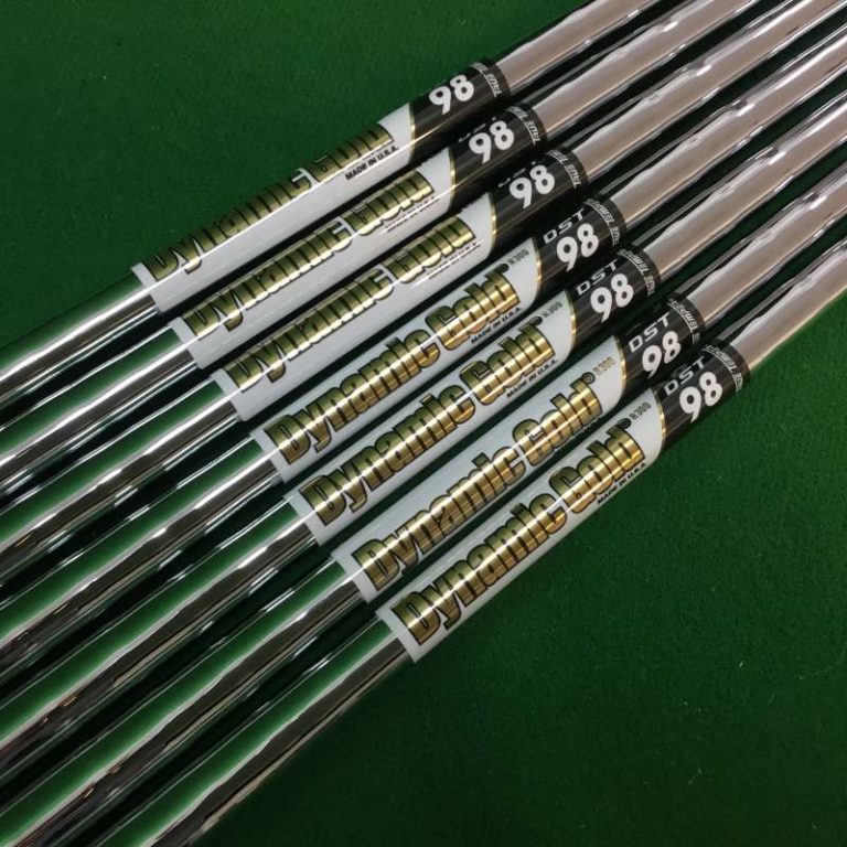 Dynamic Gold 98 D.S.T 4-PW (7 shafts) Stiff Flex Steel Iron Shafts .355 ...