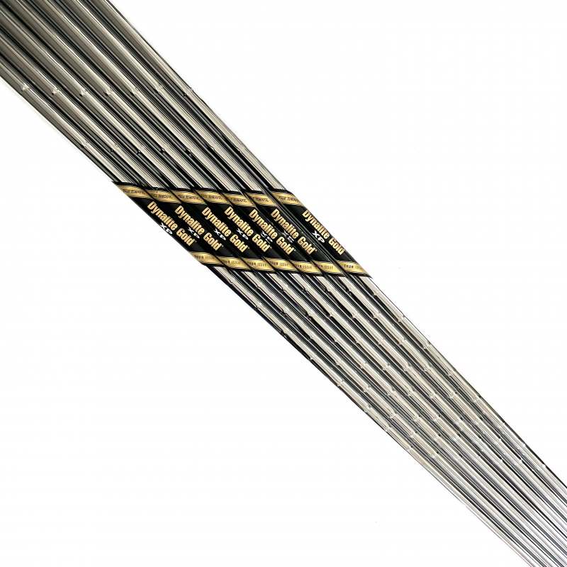 New Uncut Dynalite Gold Xp Tour Issue X Stiff Flex Shaft Set 4 Pw 7 Shafts Pro Golf