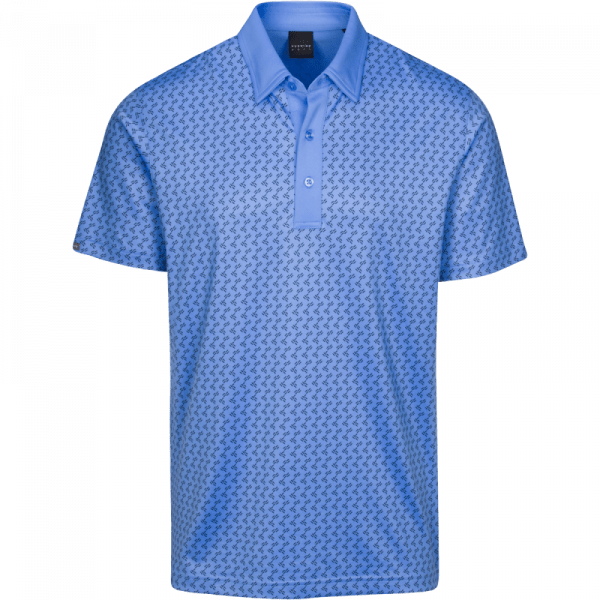 Dunning Golf Dalton Jersey Polo Shirt – Small 40-42″ Chest – Surf Blue ...