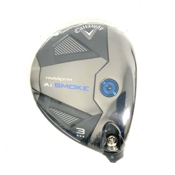 Callaway Paradym Ai Smoke 15° 3 Triple Diamond Fairway Wood - Head and Head Cover