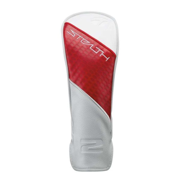 TaylorMade Stealth Driver Club Head Cover - White/Red