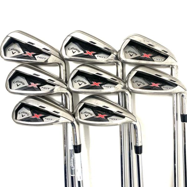 Callaway X Hot Iron Set #5-S/W (Set of 8) with Speed Step 85 Regular Flex Shaft