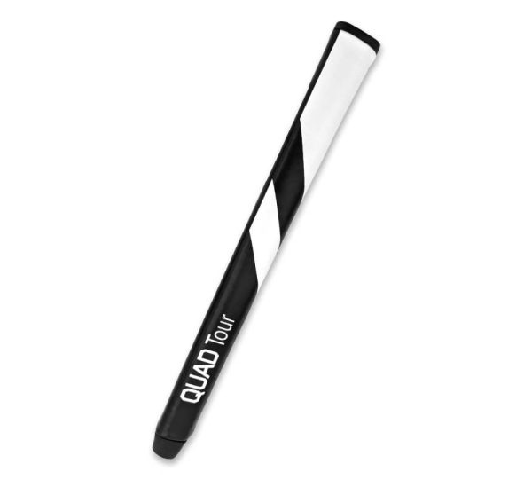 Garsen Quad Tour Non-Tapered Pistol Putter Grip - Black & White - Image 2