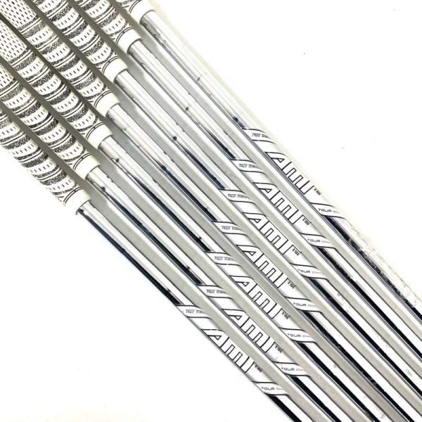 TT AMT Tour White X100 X-Stiff Flex Iron Shafts #4-P/W(Set of 7)-Pulled