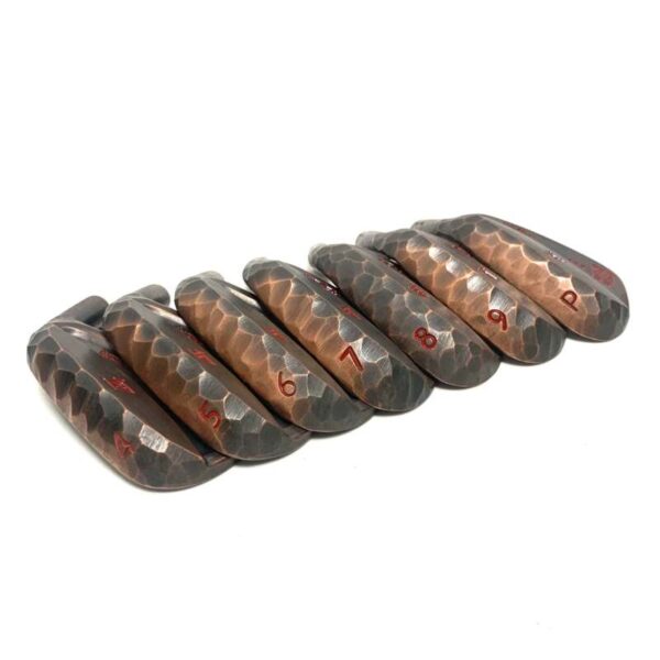 Itobori Black Copper Split Iron Club Set-P/W-#4 Iron with Elevate Tour Stiff Flex Shafts - Image 3