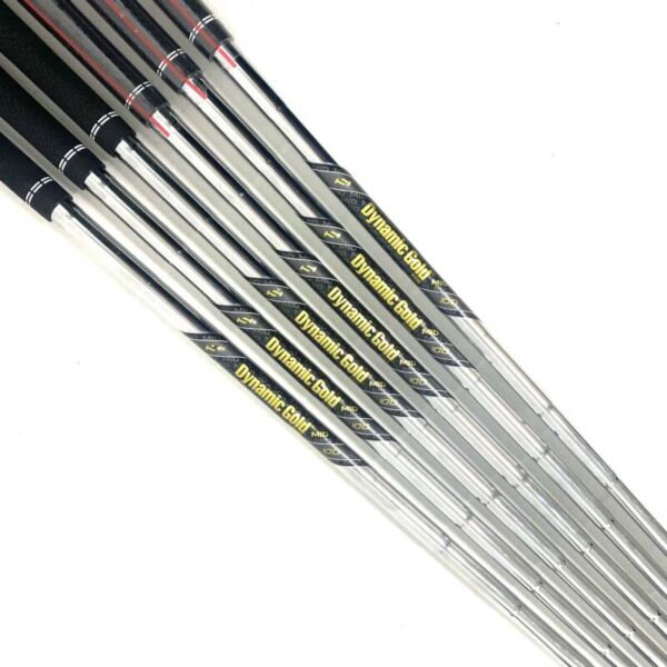 Dynamic Gold R300 Mid Regular Flex Iron Shaft Set #5 - P/W-Professionally Pulled