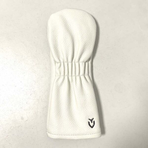 Vessel Leather #3 Fairway Wood Head Cover - White/Black - Image 2