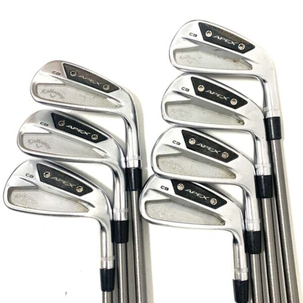 Callaway APEX CB 24 Iron Clubs #4-P/W-Aerotech Steelfiber i95 Stiff Flex Shafts - Image 4