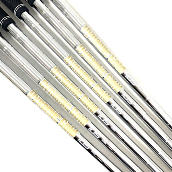 Dynamic Gold 105 S300 Stiff Flex Iron Shaft Set #5-P/W - Professionally Pulled - Image 3