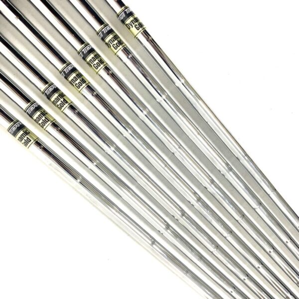 Dynamic Gold X100 Stiff Flex Iron Shaft Set #4-P/W - Professionally Pulled