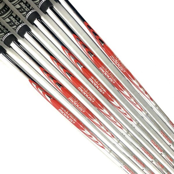N.S.Pro Modus3 Tour 105 Regular Flex Iron Shaft Set #5-P/W-Professionally Pulled - Image 2