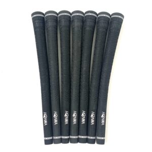 HONMA Set of 7 Rubber Grips - Black