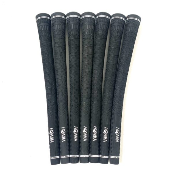 HONMA Set of 7 Rubber Grips - Black
