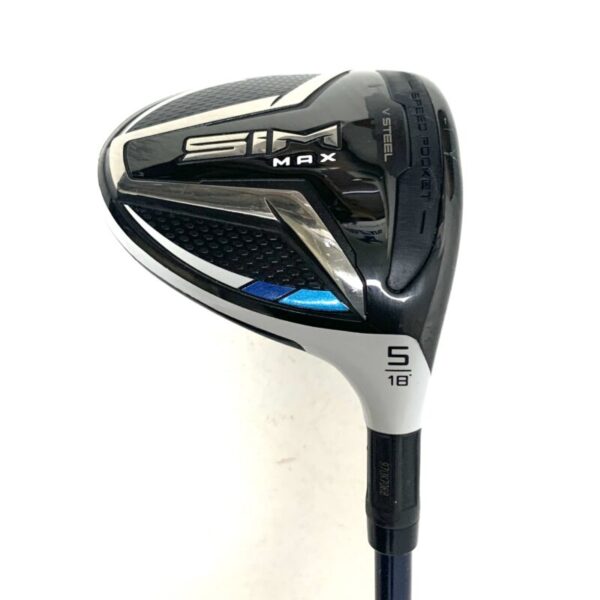 TaylorMade SIM Max 18° #5 Fairway Wood - Fujikura Ventus 5 Regular Flex Shaft - Image 2