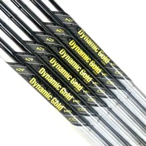 True Temper Dynamic Gold Mid 100 S300 Stiff Flex #5-P/W (Set of 6) - Pulled