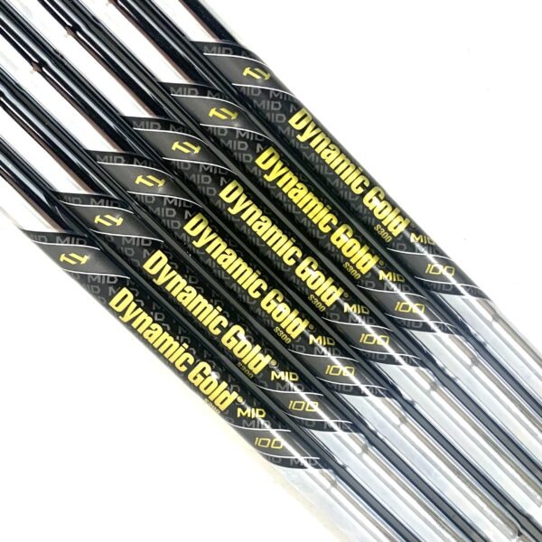 True Temper Dynamic Gold Mid 100 S300 Stiff Flex #5-P/W (Set of 6) - Pulled
