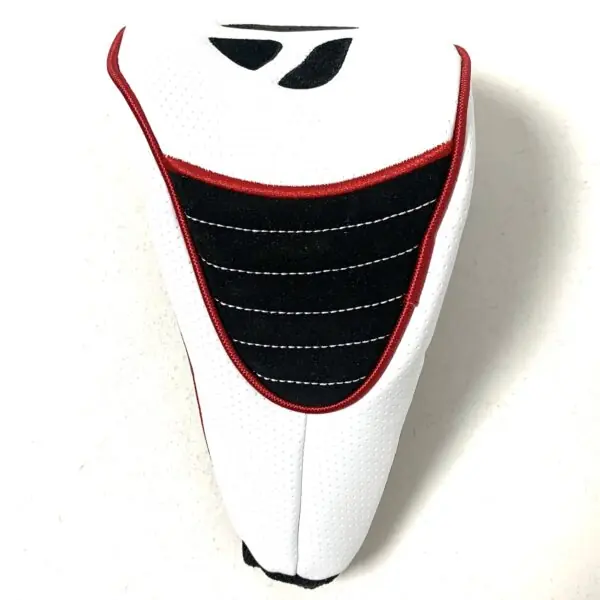 TaylorMade Fairway Head Cover - White, Black and Red - Image 3
