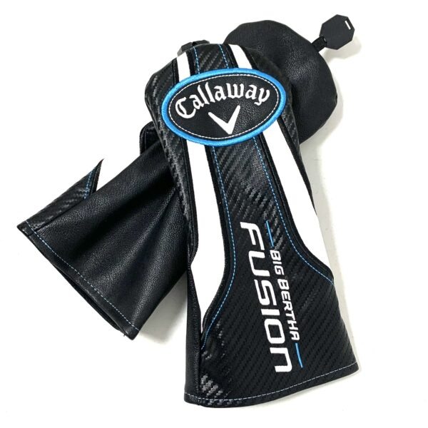 Callaway Big Bertha Fusion Fairway Head Cover - Black, White and Blue - Image 3