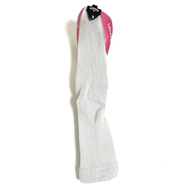 Callaway Legacy Ladies Hybrid Headcover - White, Grey and Pink - Image 3