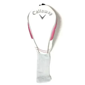 Callaway Legacy Ladies Fairway Wood Headcover - White, Grey and Pink