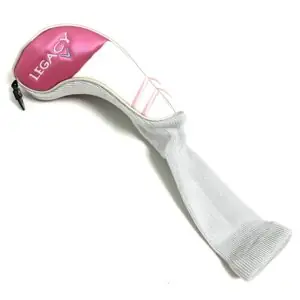 Alternative view of Callaway Legacy Ladies Fairway Wood Headcover - White, Grey and Pink