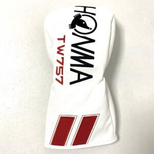 Alternative view of Honma TW757 T//World Driver Head Cover - White, Red and Black