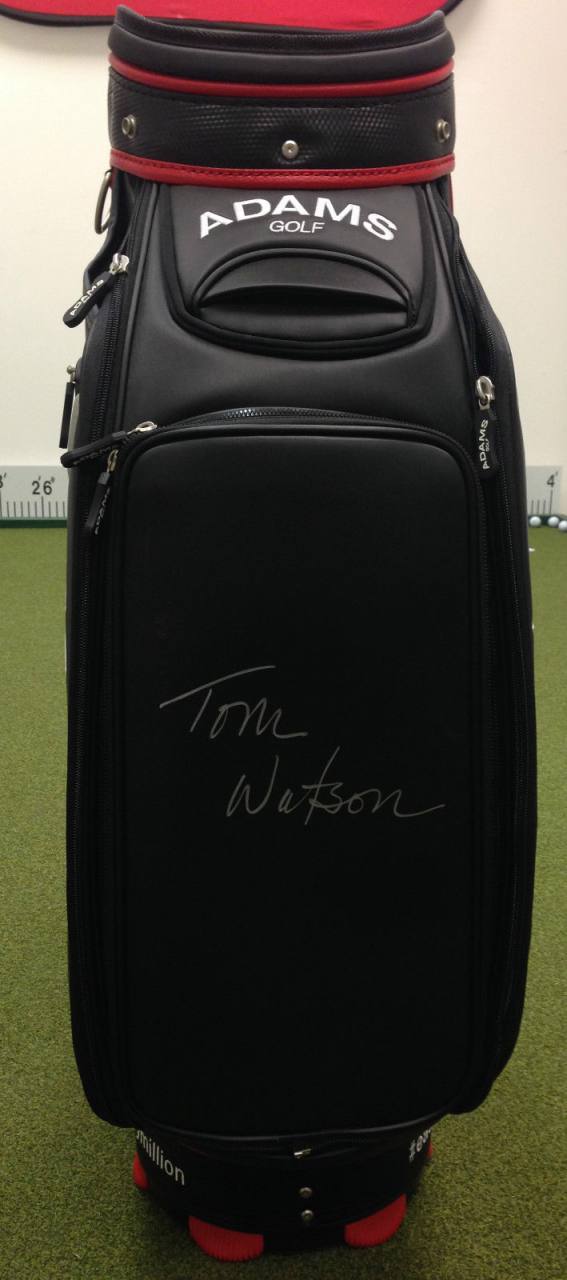 Official Tom Watson Signed Easy Million Adams Golf Tour Staff Bag | eBay