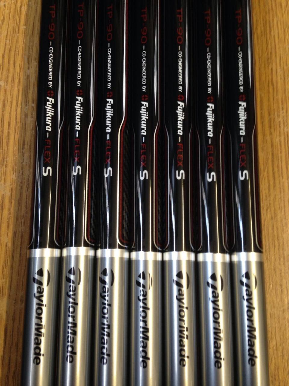 Taylormade Tp 90 Fujikura Graphite Iron Shafts 4 Pw Choose Flex 355